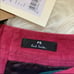 New! PAUL SMITH Suede Leather A-line Skirt