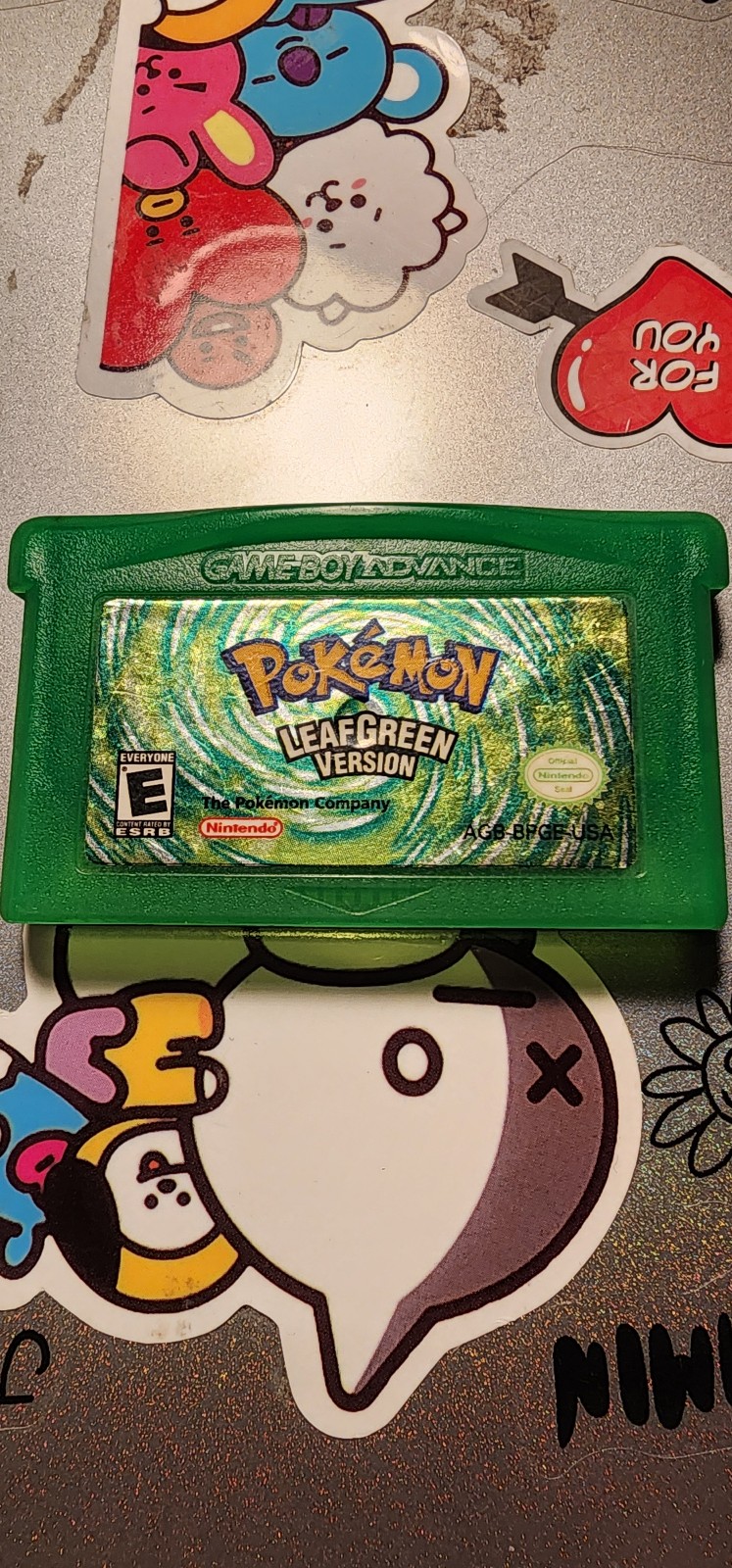 Pokemon Leaf Green authentic gameboy