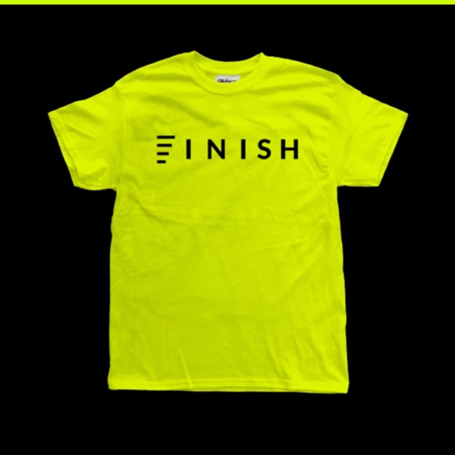 Finish Brand T-Shirts (Safety Green) XL