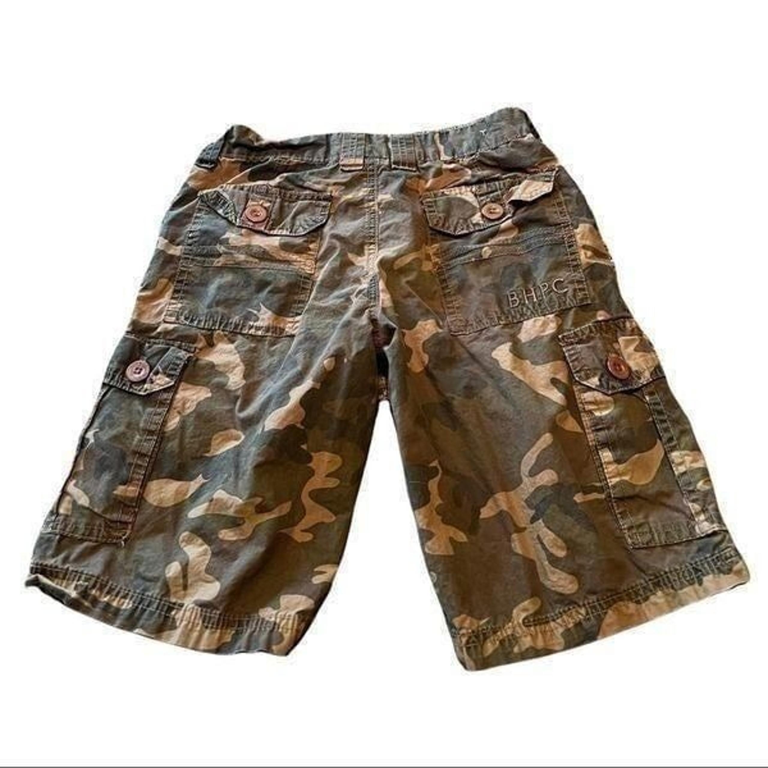 Beverly Hills Polo Club Boys Camo Cargo Shorts
