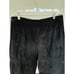 Vintage Y2K Black Leather Elastic Waist Structured Goth Retro Witch Ankle Pants