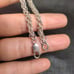 Vintage sterling silver maille woven chain bracelet