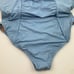 J. Crew | Light Blue Ruched Square Neck One Piece Swimsuit 22 Plus
