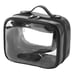 Transparent Travel Toiletry and Cosmetic Organizer Bag with Zippers and Handle