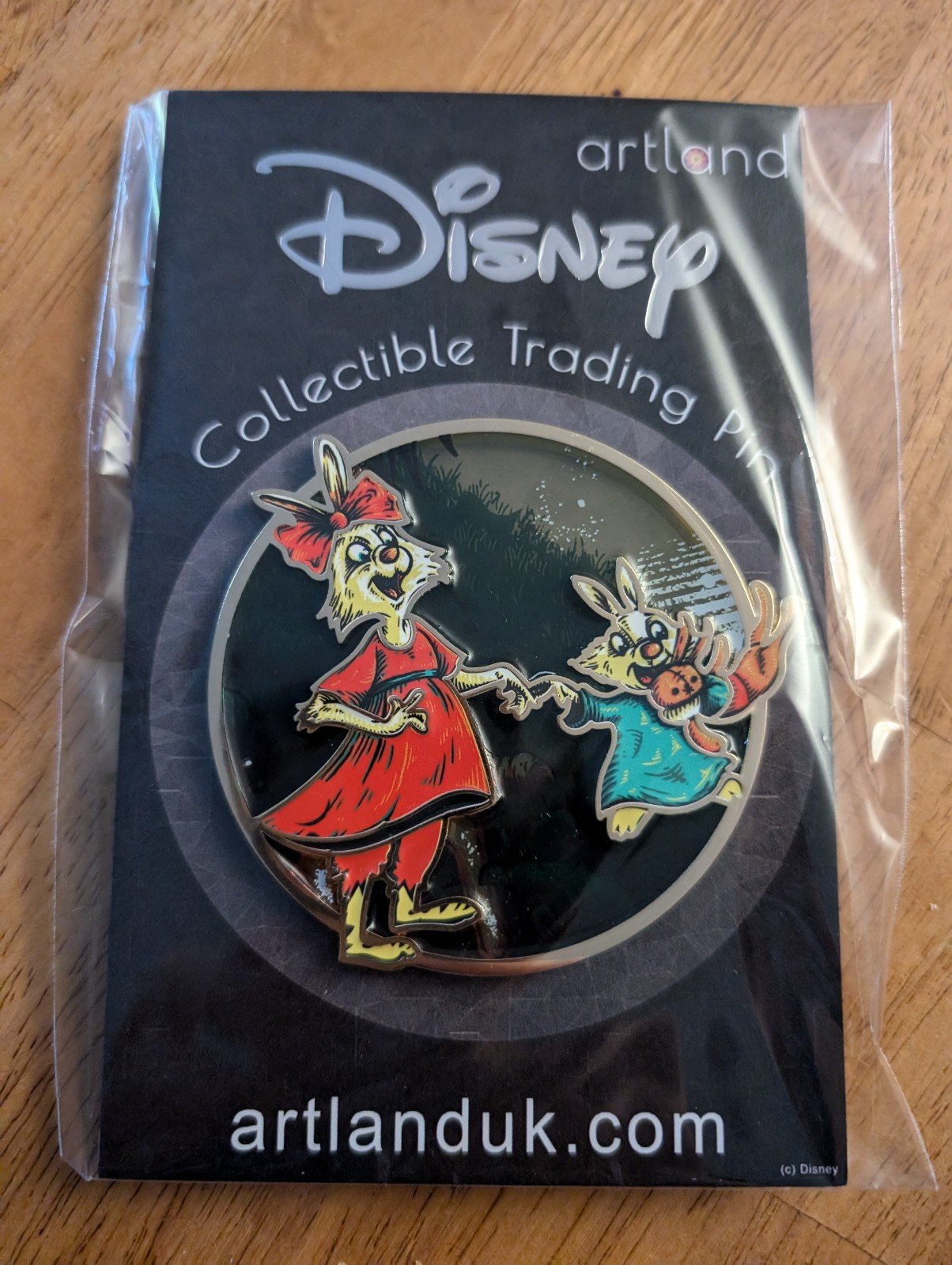 Sis Bunny and Tagalong Disney Artland pin