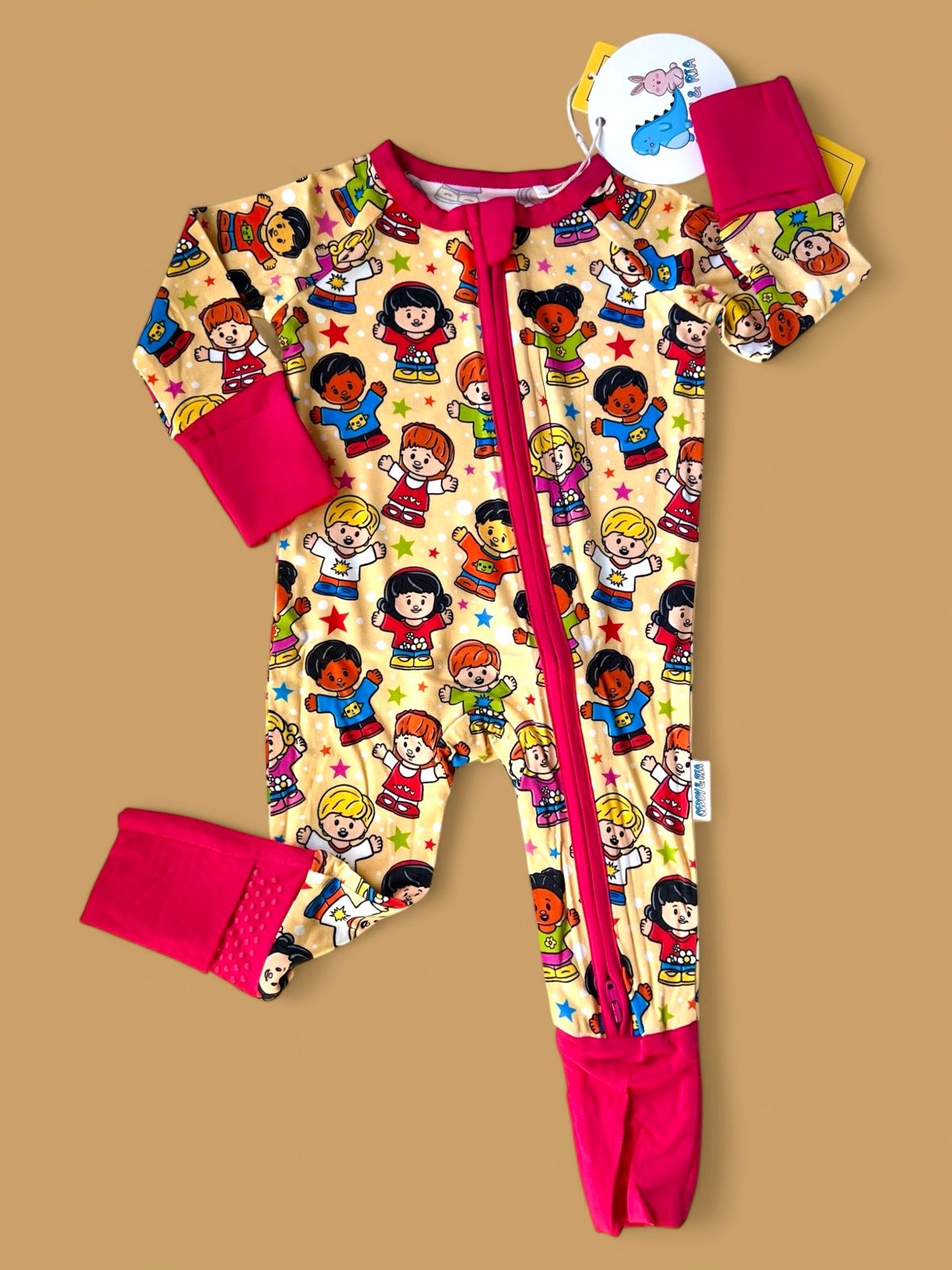 Little People bamboo zippy convertible romper