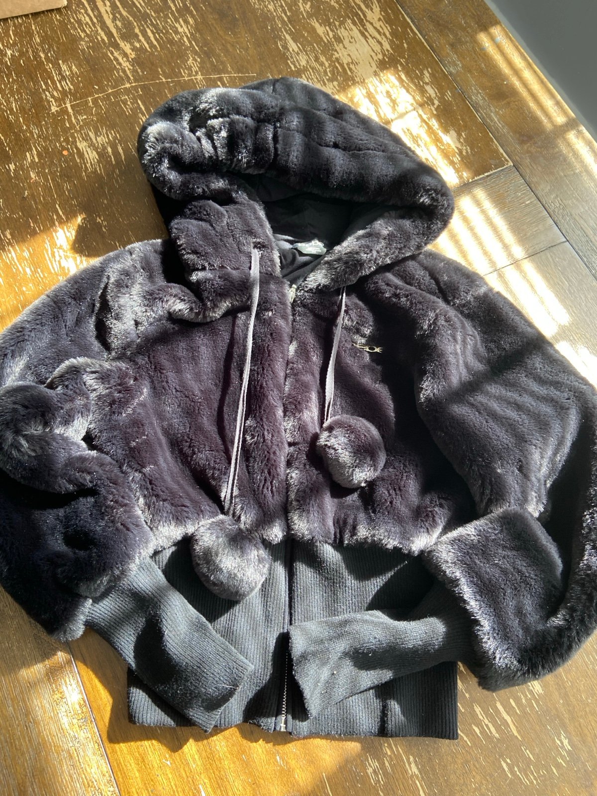 Bebe Faux Fur Coat