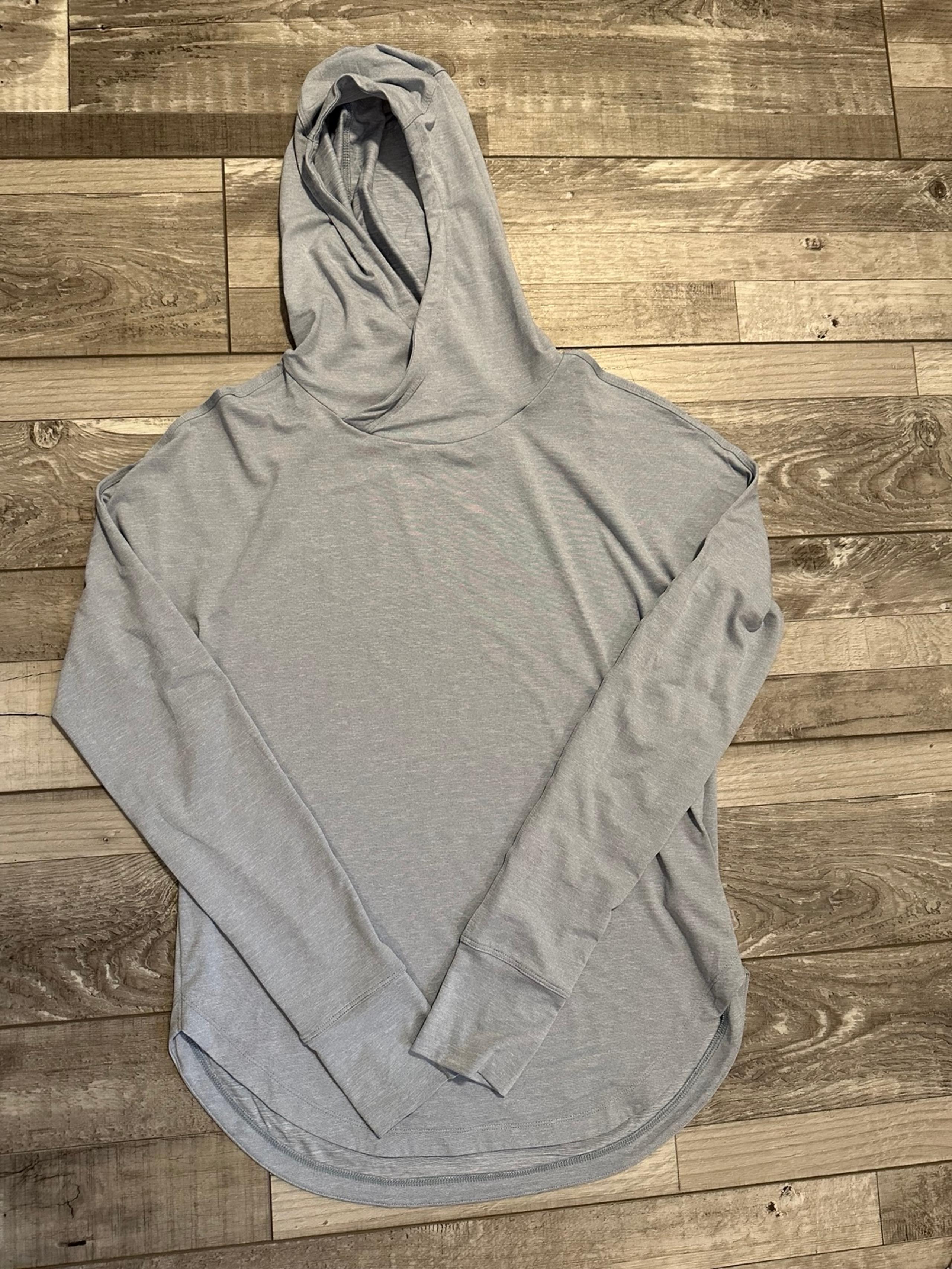REI Co-op Women’s S Sahara Shade Hoodie Top UPF+ Hiking Trail Shirt Light Blue