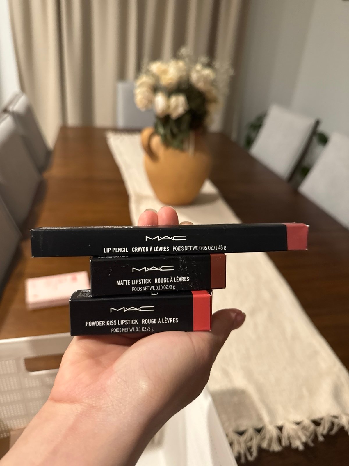 MAC lip products