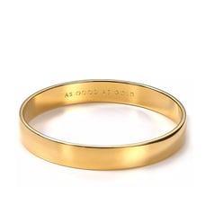 NWT KATE SPADE New York Idiom As Good as Gold Bangle Bracelet