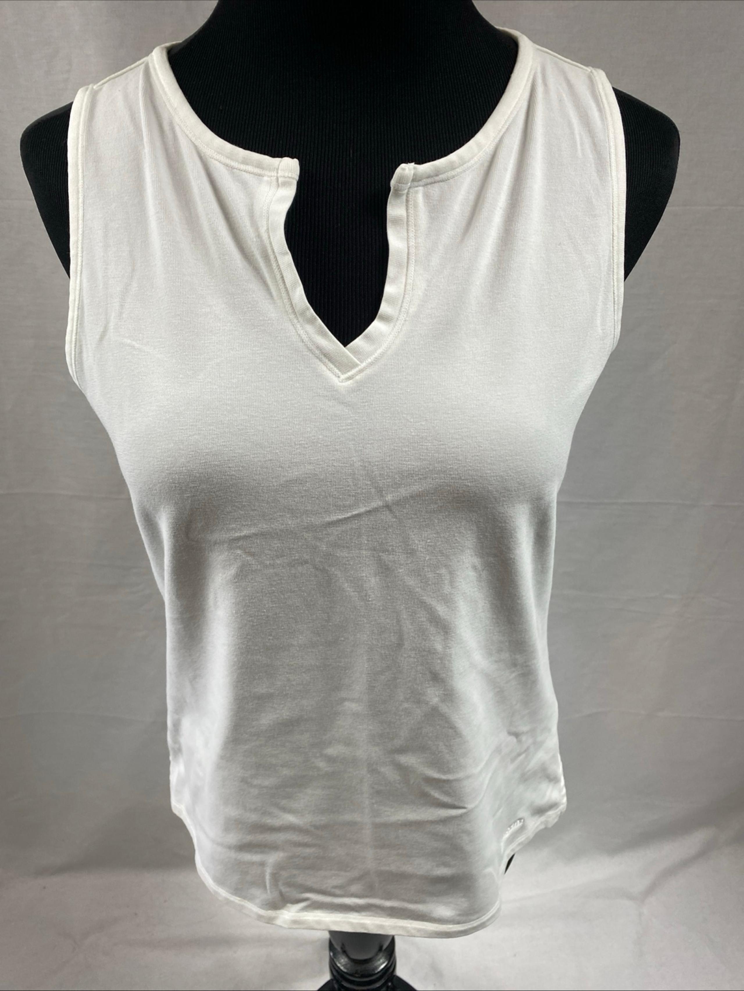 Patagonia Tank Top Womens White V-neck Everyday Gorp Summertime Basic Large