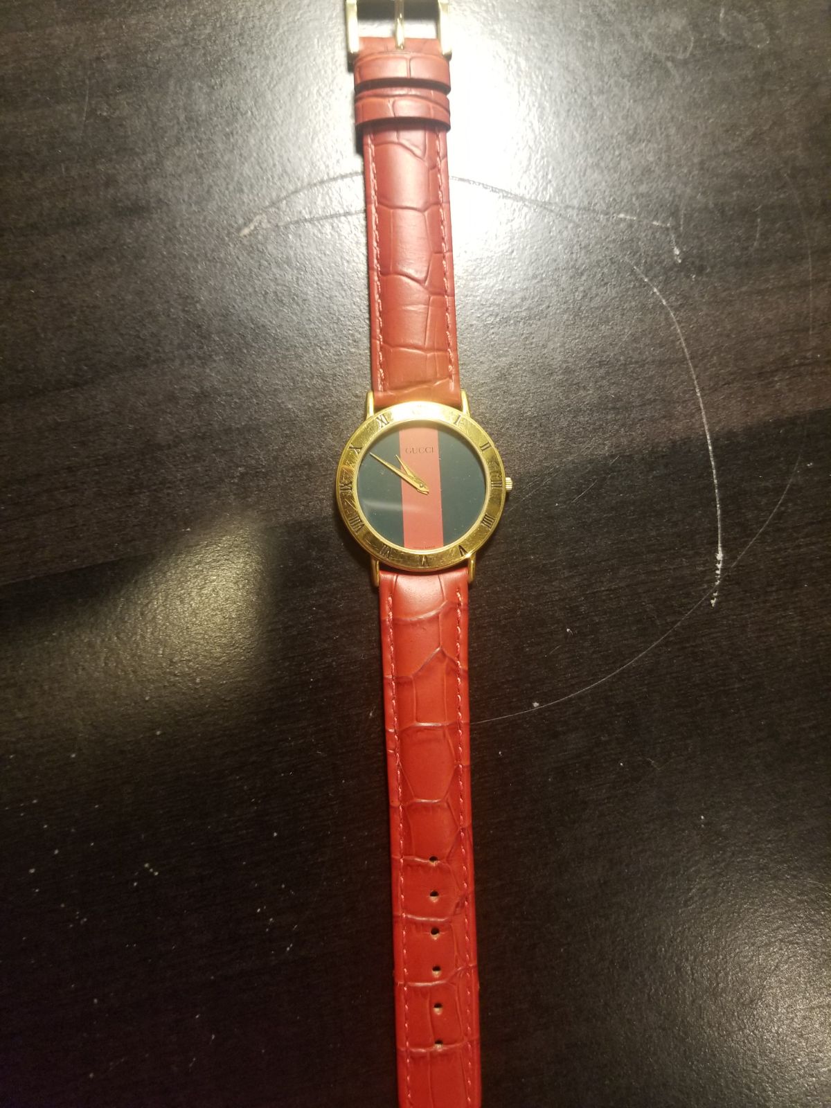 GUCCI】ヴィンテージ グッチ 3000.2.M GP クォーツ 中古 1990
