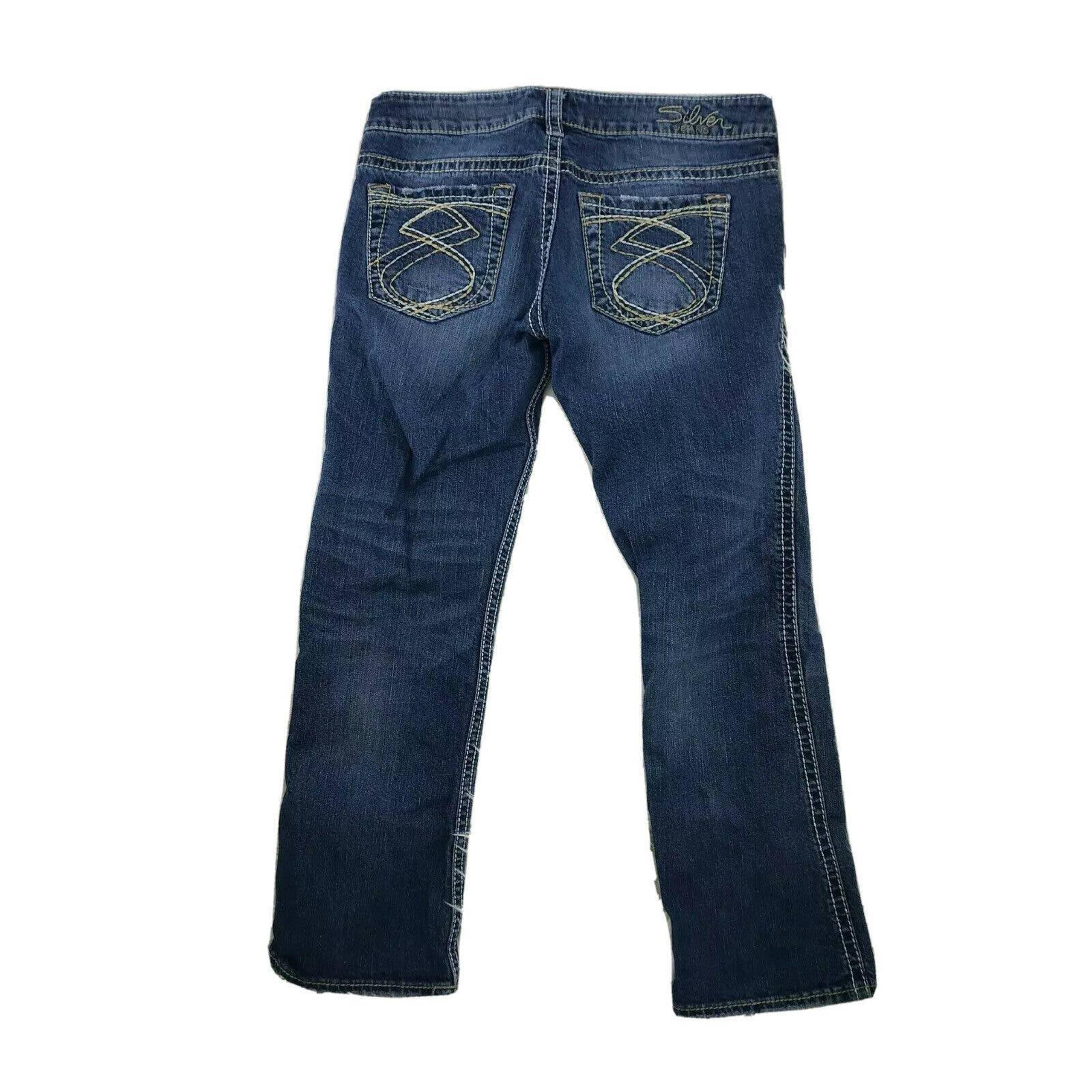 Silver Jeans Frances Capri Size 28 Women