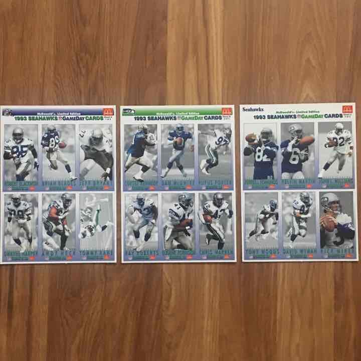 1993 McDonalds Seattle Seahawks Team