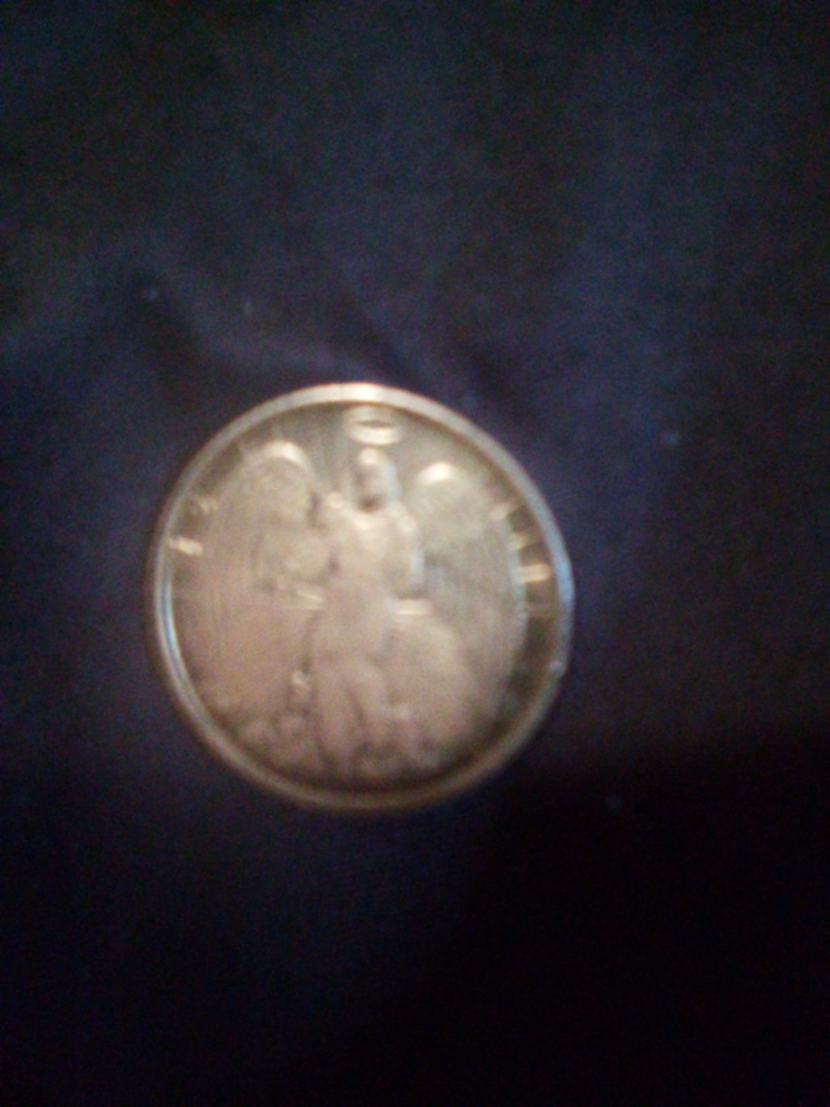 Rare guardian angel two sided token