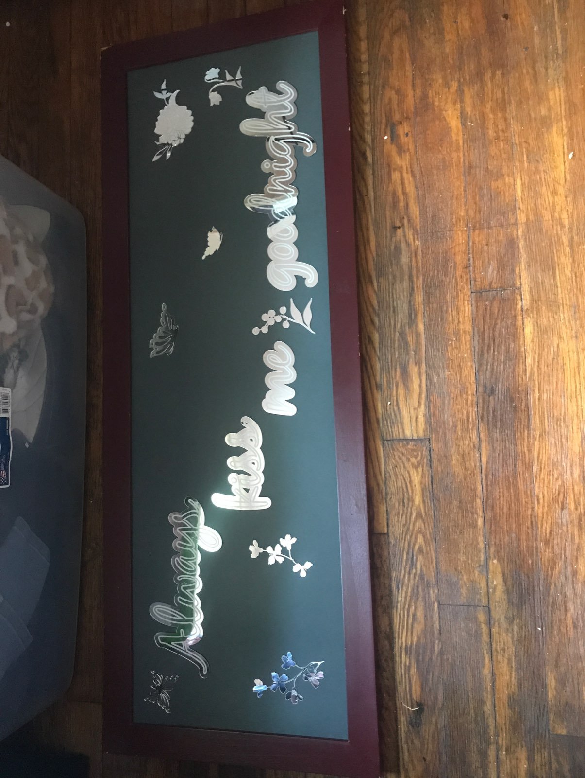 Wood sign