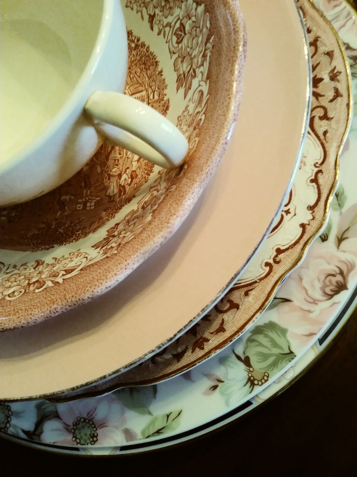Vintage Antique Shabby Chic Afternoon TEA PARTY Dessert Picnic Set