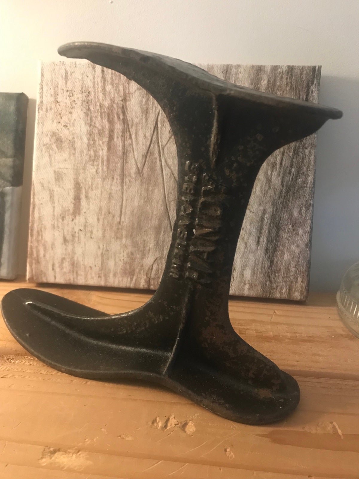 Antique anvil shoe repair cobbler