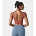 Halara Womens U Neck Backless Crossover Barre Ballet Dance Tank Top Size Large
