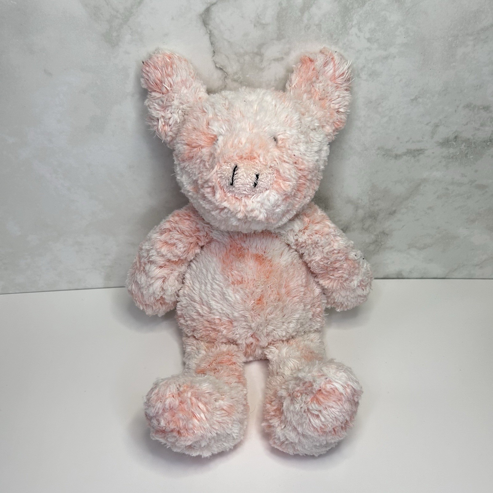 Jellycat London Sherbet Pig Collectible Plush Pink White Pig Stuffed Animal 12