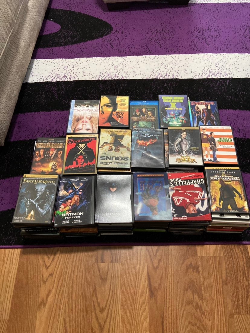 Blu-rays and DVDs