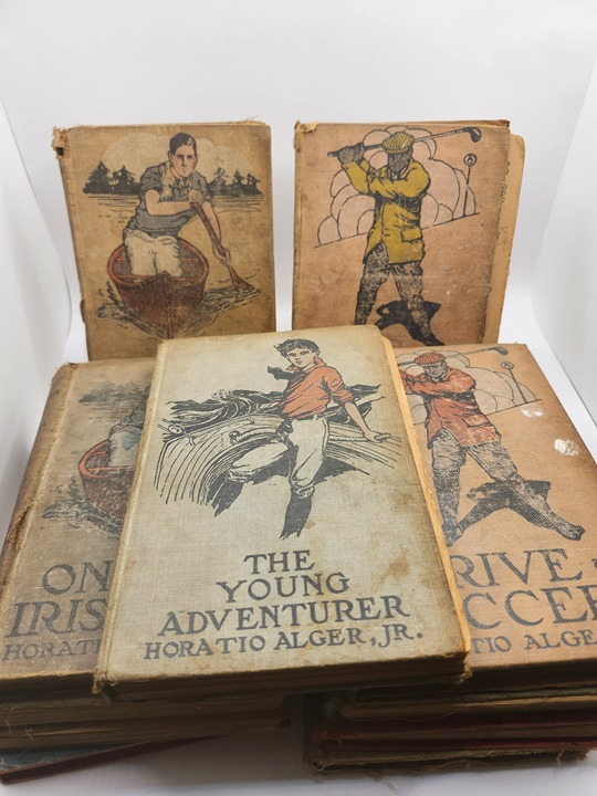 Vintage Collection of 11 Horatio Alger, Jr. Books