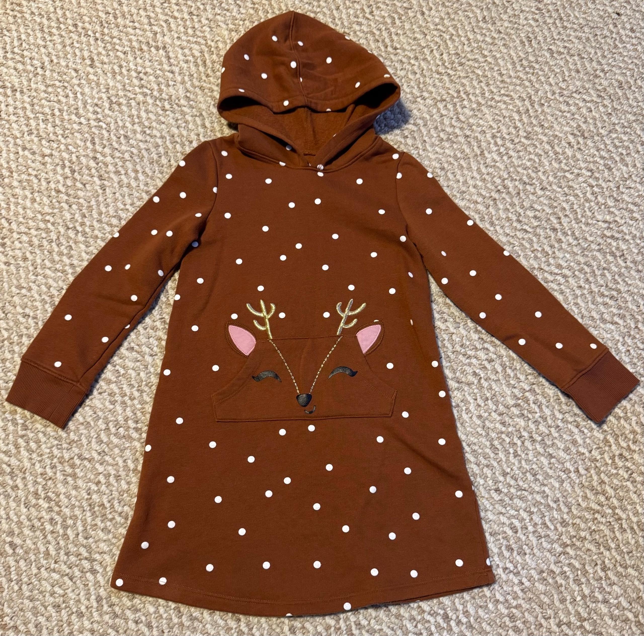 Jumping Beans Hooded Fleece Dress