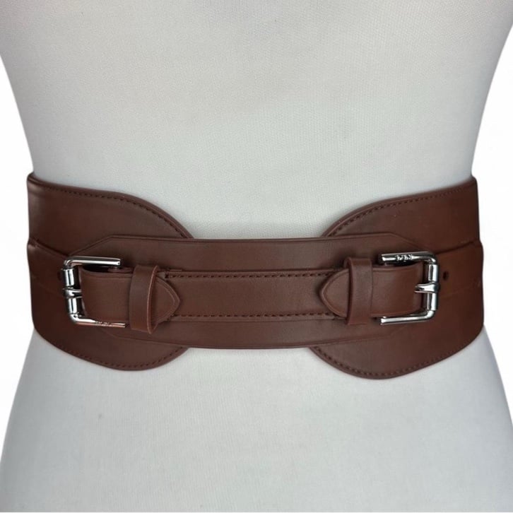 Lauren Ralph Lauren Double Equestrian Stretch Belt Size Small