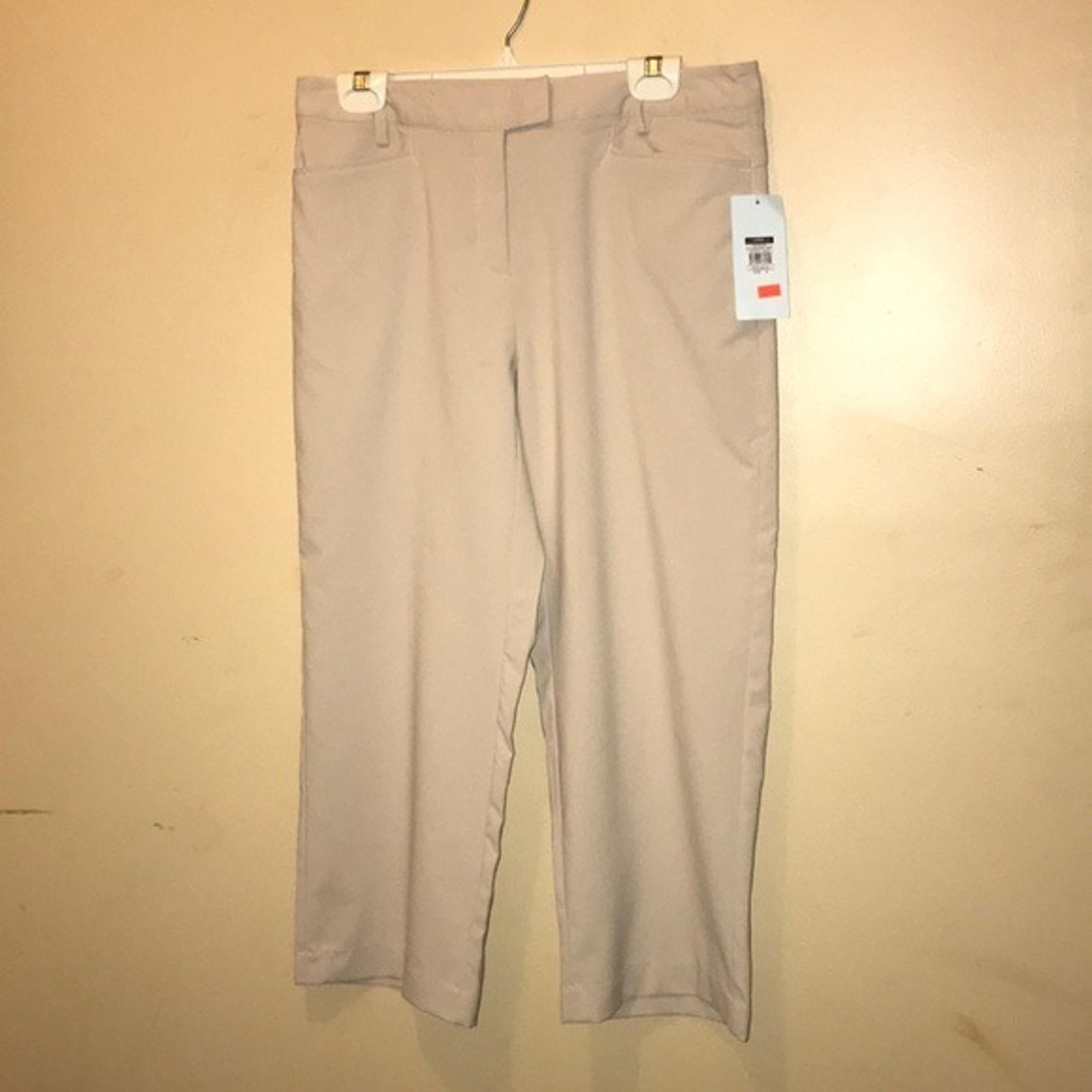 Lady Hagen Women’s Tan Crop Pants Size 4