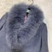 【Excellent Condition】 theory (Theory) Removable Fur Collar Cotton Blend Suit Set