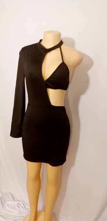Cute black cocktail Dress New L