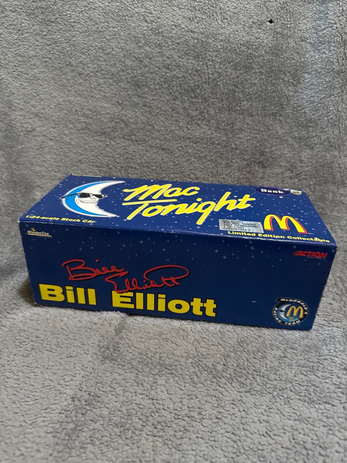 Bill Elliott #94 Mac Tonight 1996 Thunderbird Bank. Mint condition. 1 of 7,500!!