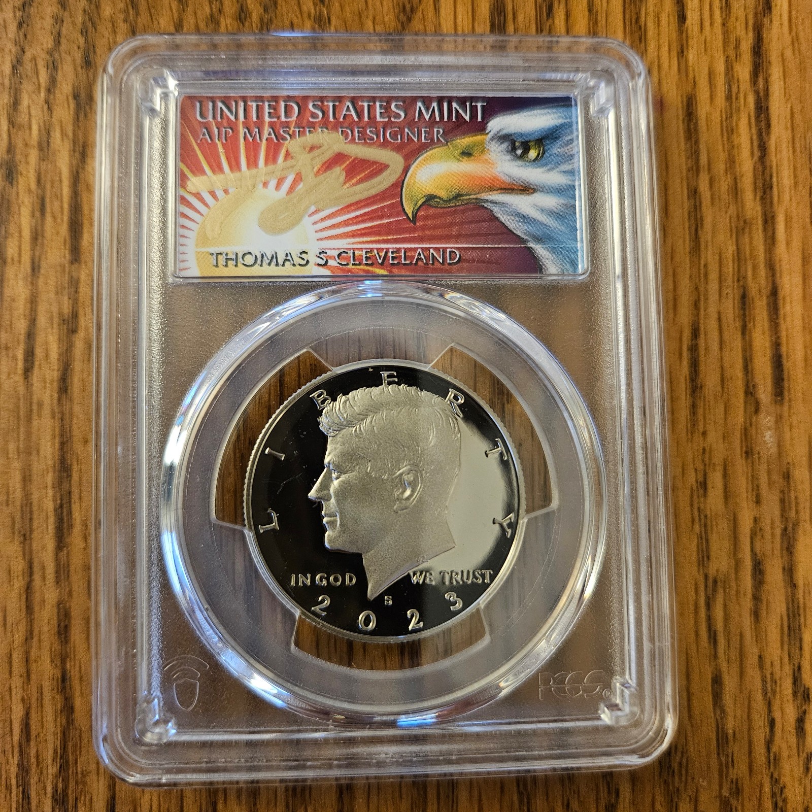 2023-S Kennedy Half Dollar PCGS PR70DCAM Proof FS Cleveland Eagle Flawless Coin!