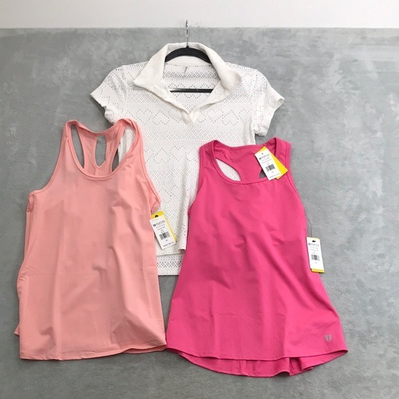 Eleven By Venus Williams 2 Tanks and A Polo Shirt XS