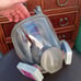 3M Full Face Respirator with 7093 Particulate P100 Filters