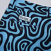 Hreski Blue With Black Lines Golf Shorts Chino Stretch Lightweight Preppy 34