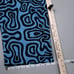 Hreski Blue With Black Lines Golf Shorts Chino Stretch Lightweight Preppy 34