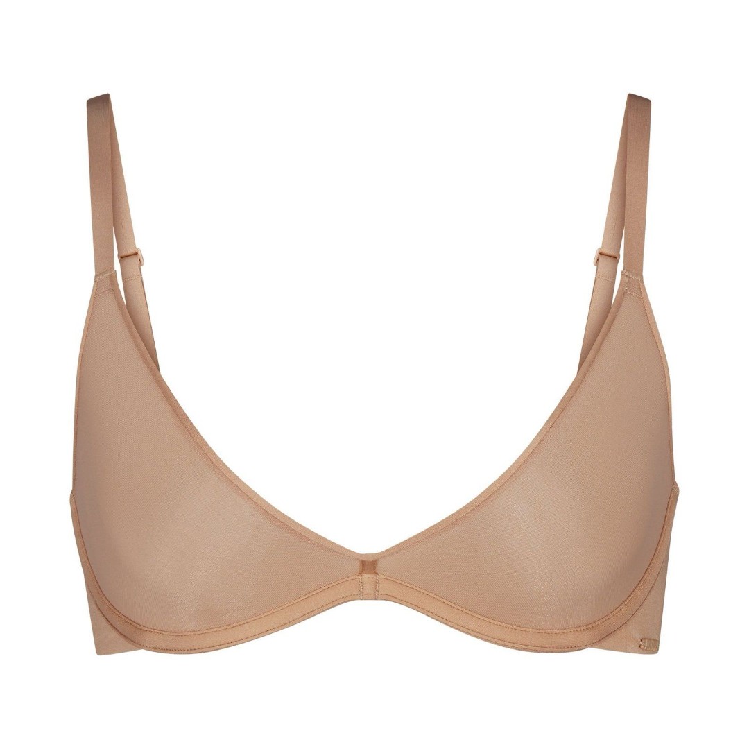 Skims Weightless Scoop Bra Clay Size 30B