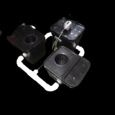 2-Plant 24-Gallon RDWC hydroponics system w/ 8-Gallon reservoirs & 2 bulkheads