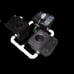 2-Plant 24-Gallon RDWC hydroponics system w/ 8-Gallon reservoirs & 2 bulkheads