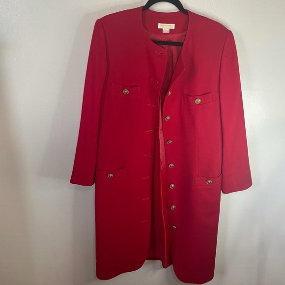 Vintage Brooks Brothers Red Duster Coat