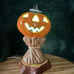 Ceramics by Lindi: Lighted Vintage Pumpkin on Haystack