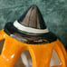 Ceramics by Lindi: Lighted Vintage Pumpkin on Haystack