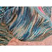 Stacia maxi belted spun rayon variated green and blue dress size medium