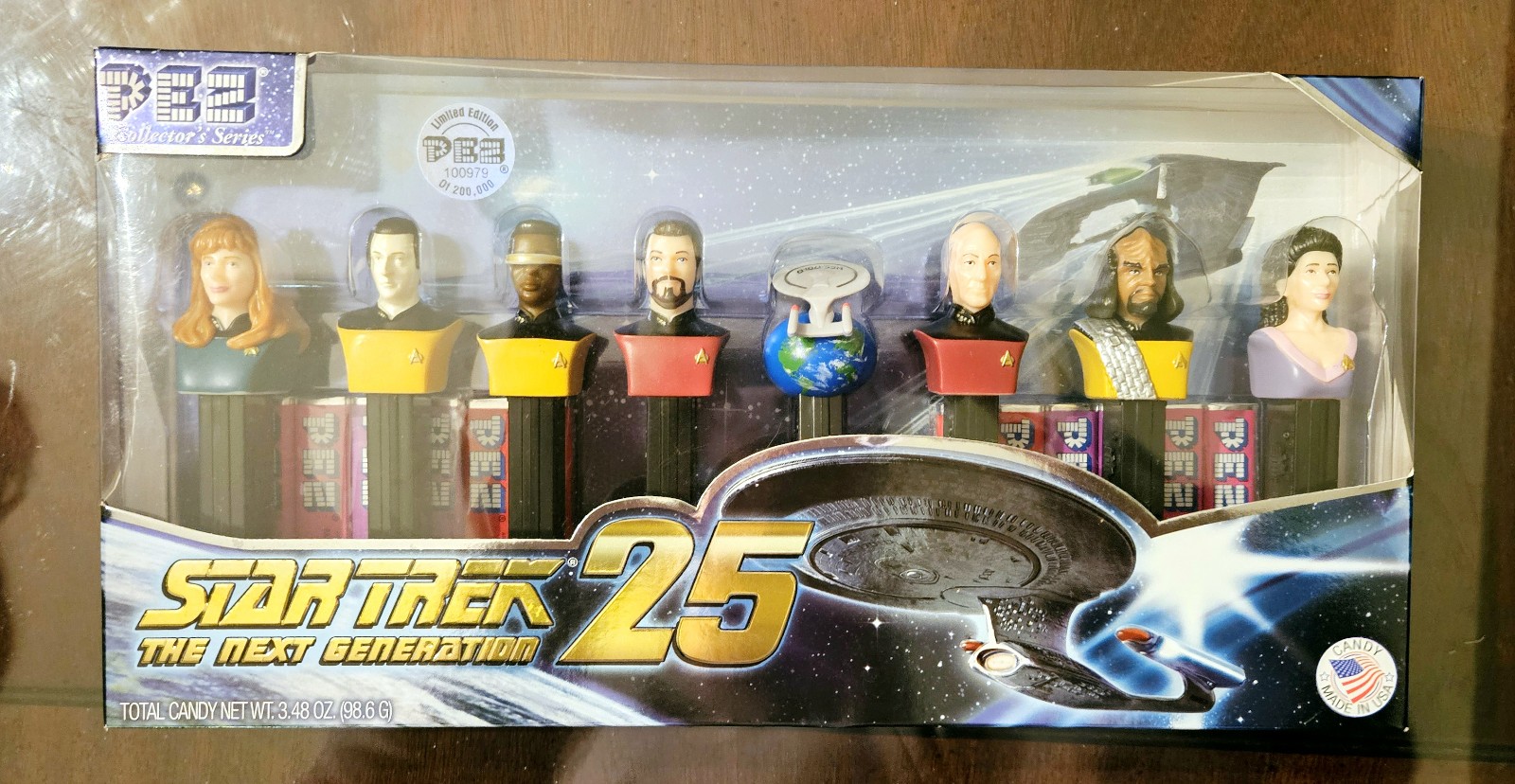 Star Trek: The Next Generation PEZ Dispenser Limited Edition Set