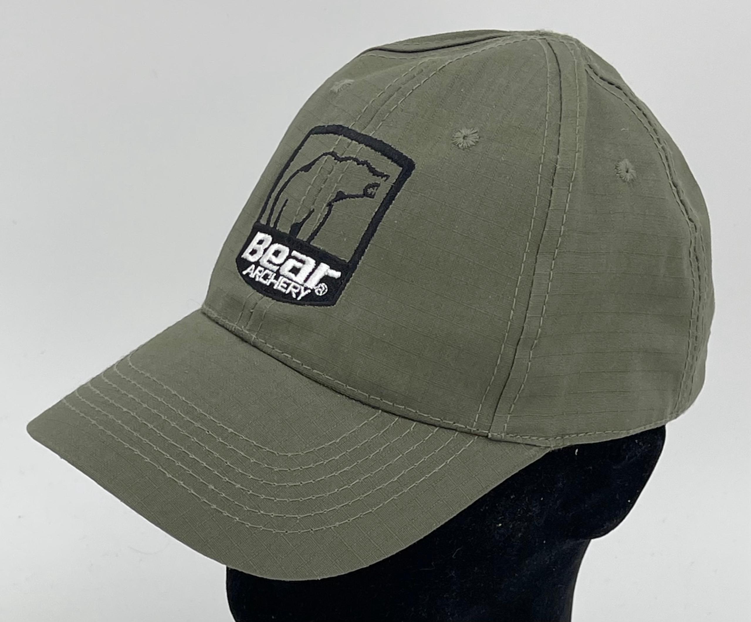 Bear Archery Hat Cap Adjustable Mens Olive Green Hunting Outdoors Archery NWOT