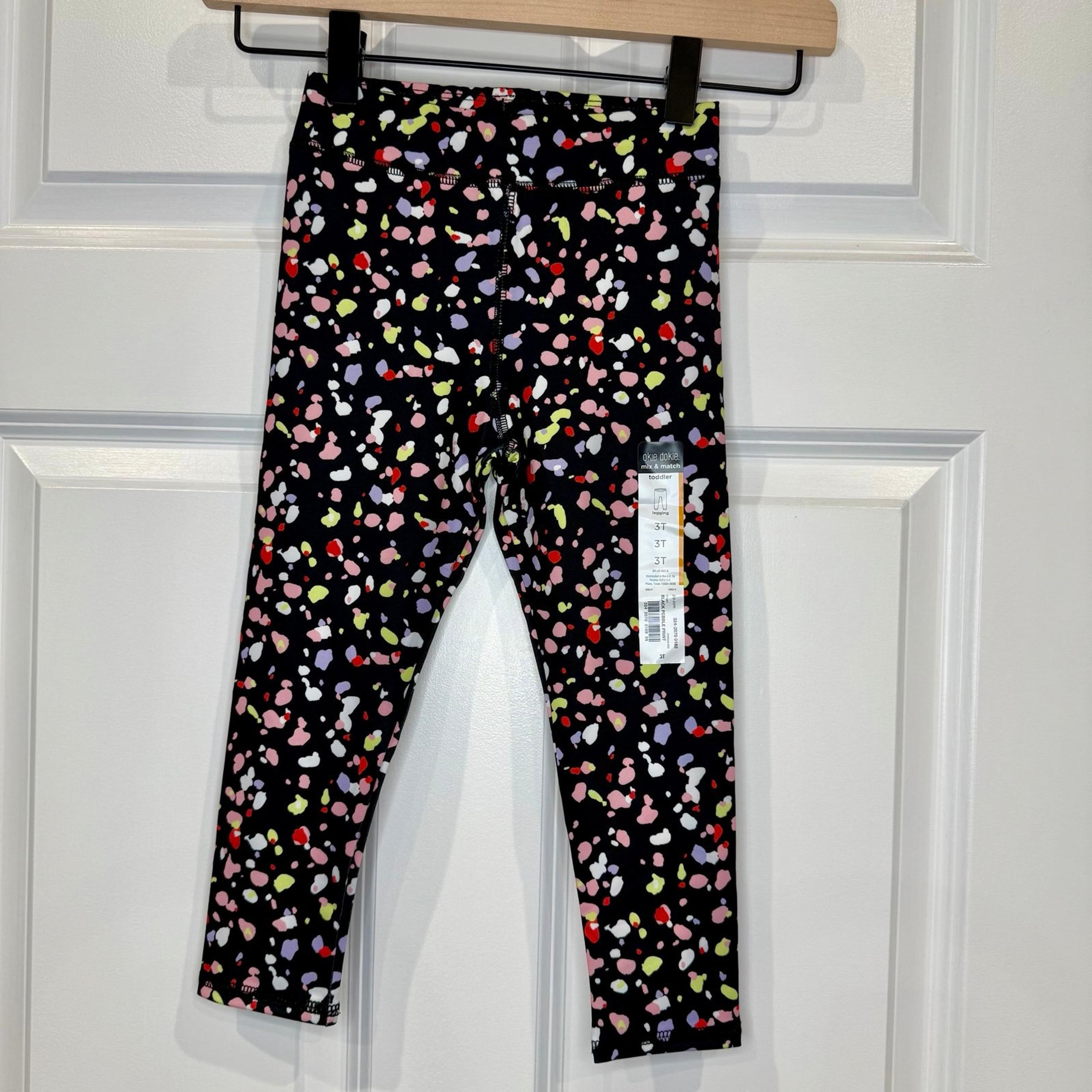 Okie Dokie Girls Pebble Leggings Size 3T NWT