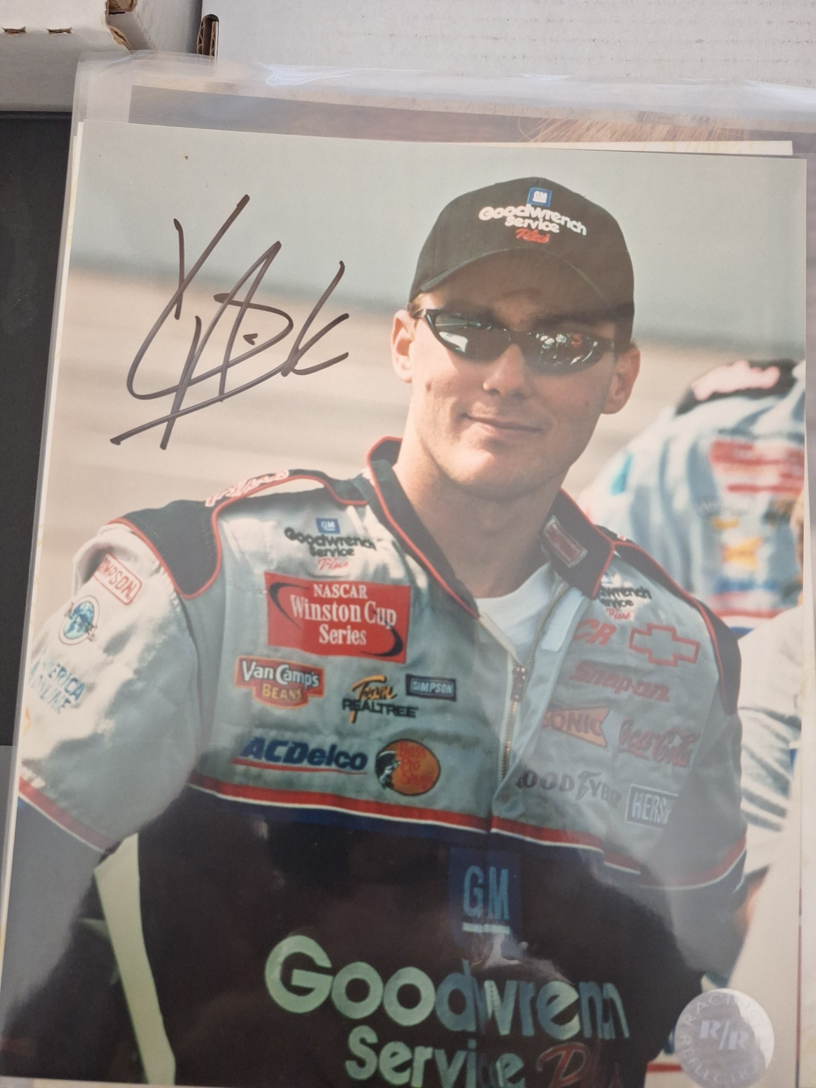 Kevin Harvick autograph 8x10 picture