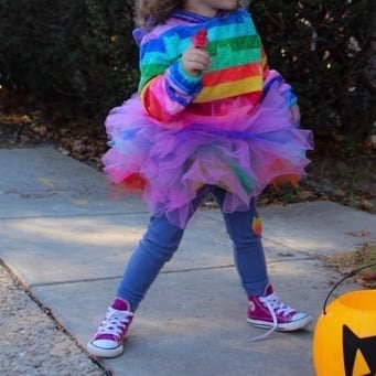 Gabby’s Dollhouse Rainbow Kitty Cat Costume, 2T/3T