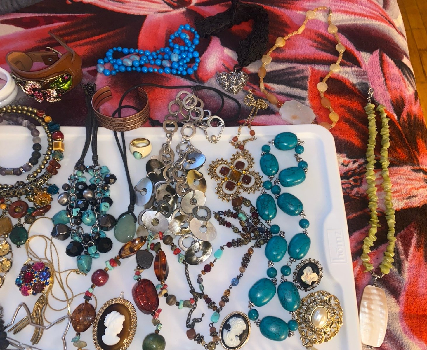 RESERVED Huge all wearable stunning Jewelry Lot